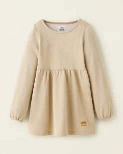 Girls Gold Sparkle Dress