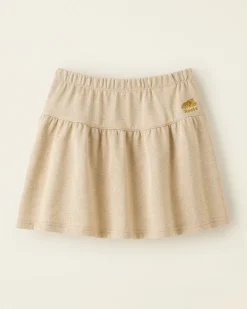 Girls Gold Sparkle Skirt