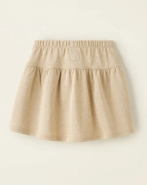 Girls Gold Sparkle Skirt