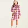 Girls Park Plaid Dress
