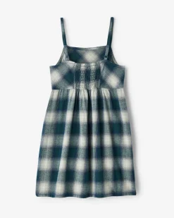 Girls Plaid Slip Dress
