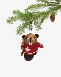 Hockey Beaver Ornament