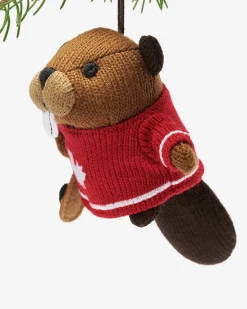 Hockey Beaver Ornament