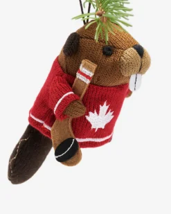 Hockey Beaver Ornament