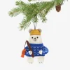 Ice Fishing Polar Bear Ornament