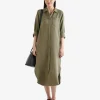 Isla Cotton Gauze Shirt Dress