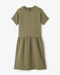 Isla Gauze Drop Waist Dress