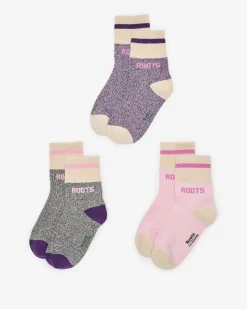 Kid Cabin Ankle Sock 3 Pack