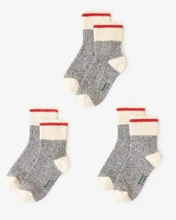 Kid Classic Cabin Ankle Sock 3 Pack
