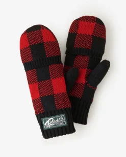 Kid Park Plaid Flip Mitt
