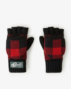 Kid Park Plaid Flip Mitt