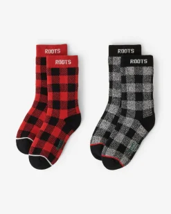 Kid Park Plaid Sock 2 Pack