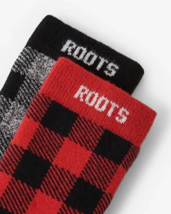 Kid Park Plaid Sock 2 Pack