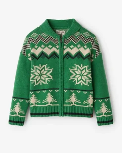 Kids Cabin Shawl Fair Isle Cardigan