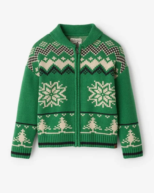 Kids Cabin Shawl Fair Isle Cardigan