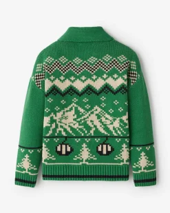 Kids Cabin Shawl Fair Isle Cardigan
