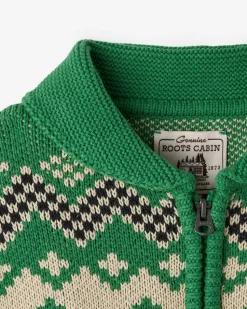 Kids Cabin Shawl Fair Isle Cardigan