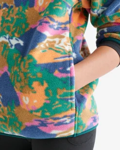 Kids Microfleece Half Zip Stein