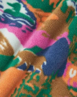 Kids Microfleece Half Zip Stein