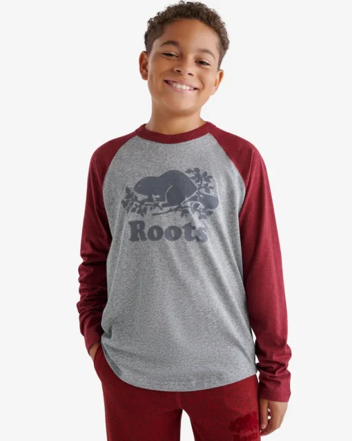 Kids Organic Cooper Baseball T-Shirt