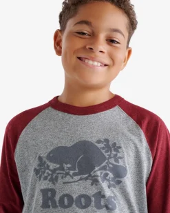 Kids Organic Cooper Baseball T-Shirt