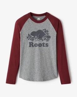 Kids Organic Cooper Baseball T-Shirt
