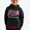 Kids Plaid Applique Hoodie