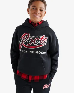 Kids Plaid Applique Hoodie