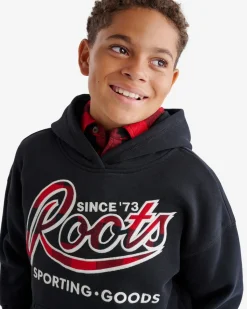 Kids Plaid Applique Hoodie