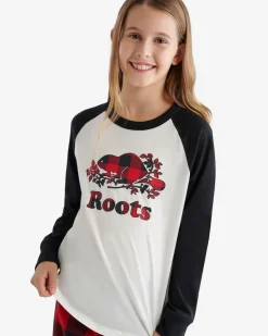 Kids Plaid Baseball T-Shirt