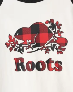 Kids Plaid Baseball T-Shirt