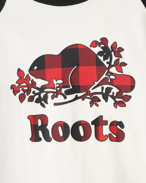 Kids Plaid Baseball T-Shirt