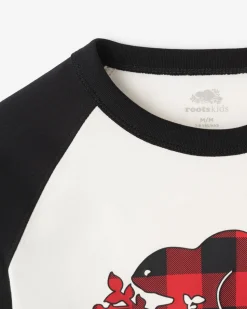 Kids Plaid Baseball T-Shirt