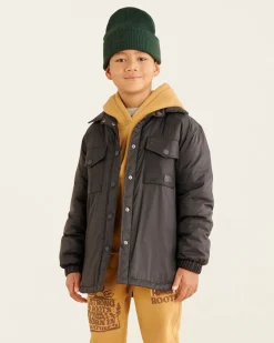 Kids Puffer Shacket