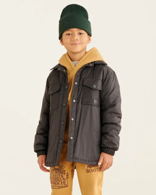 Kids Puffer Shacket