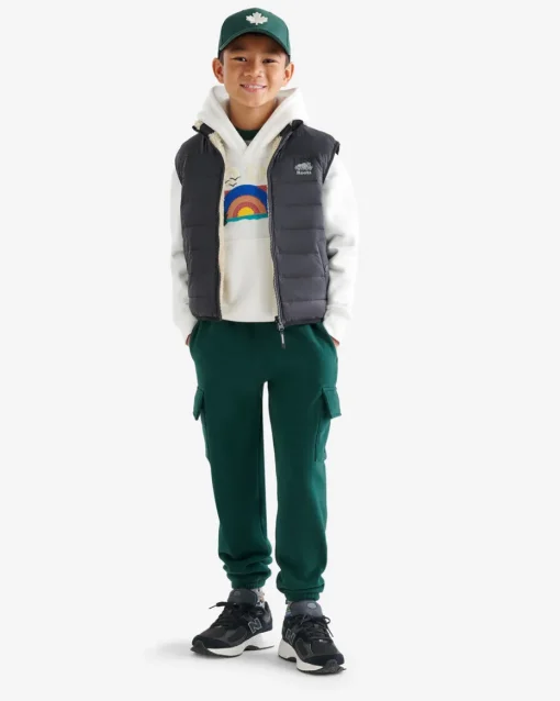 Kids Roots Reversible Puffer Vest