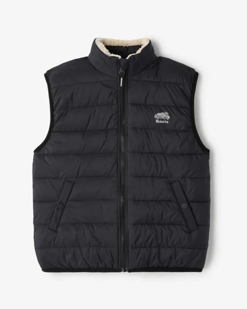 Kids Roots Reversible Puffer Vest
