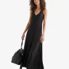 Linen V-Neck Dress