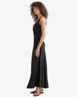Linen V-Neck Dress
