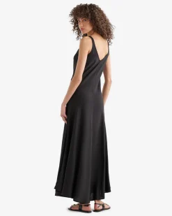 Linen V-Neck Dress