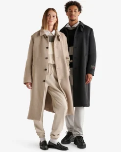 Long Wool Blend Coat