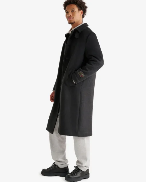 Long Wool Blend Coat