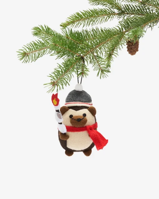 Marshmallow Hedgehog Ornament