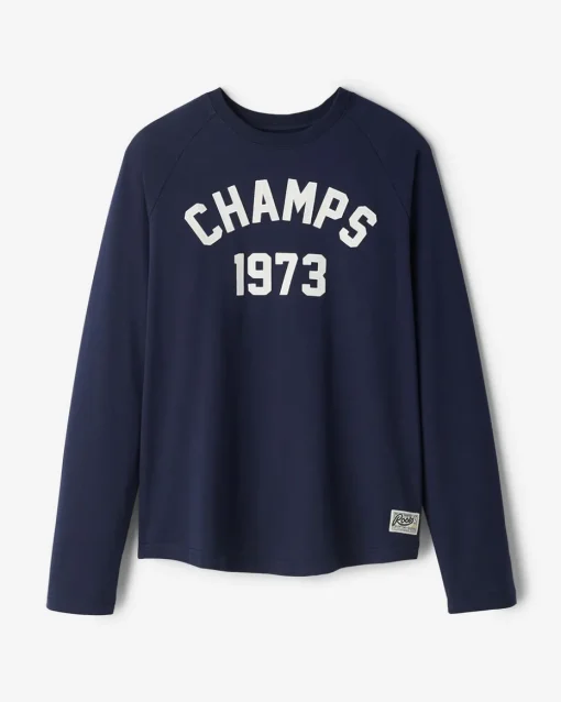 Mens 1973 Champs Raglan Long Sleeve T-Shirt