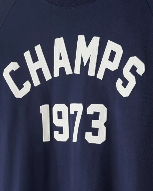 Mens 1973 Champs Raglan Long Sleeve T-Shirt