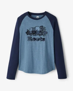 Mens Cooper Plaid Raglan Long Sleeve T-Shirt