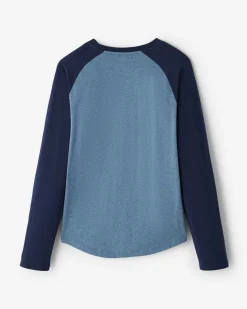 Mens Cooper Plaid Raglan Long Sleeve T-Shirt
