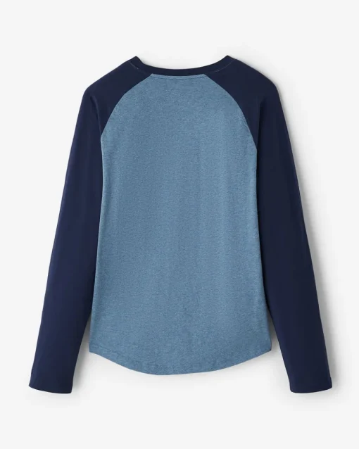 Mens Cooper Plaid Raglan Long Sleeve T-Shirt