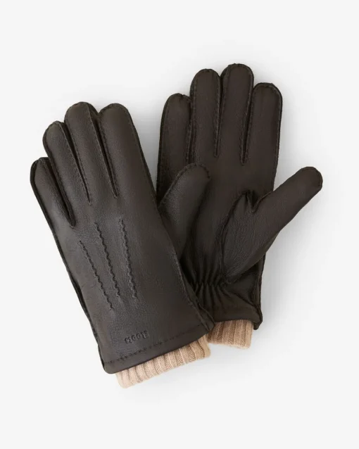 Mens Cuff Deerskin Glove