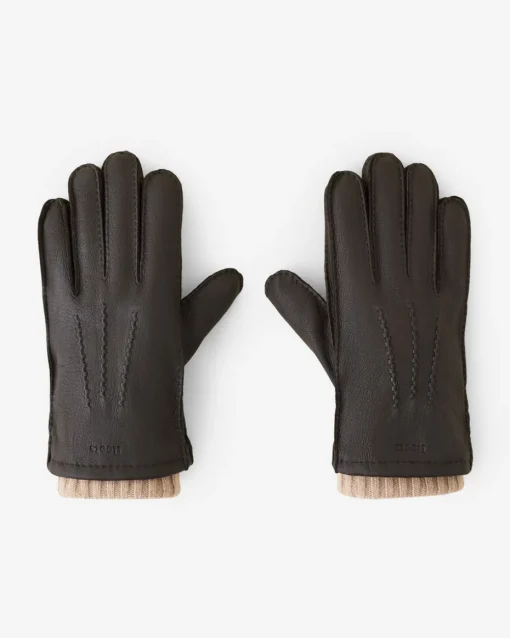 Mens Cuff Deerskin Glove